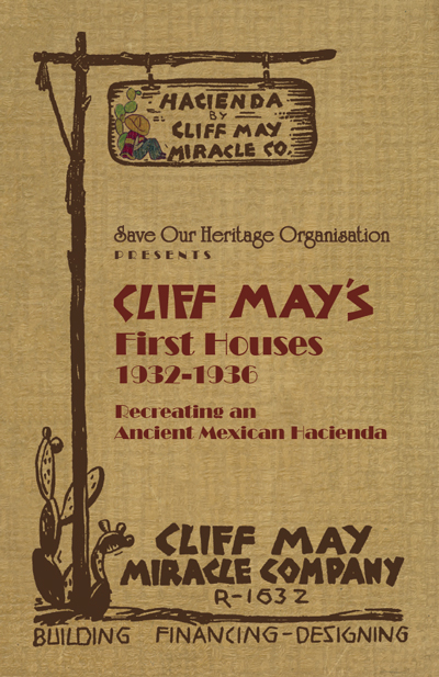 Cliff May tour booklet cover